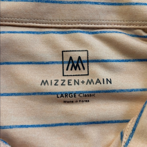 Mizzen+Main short sleeve polo shirt.  L - Picture 7 of 7